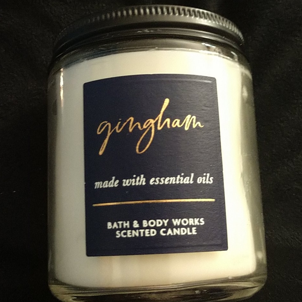 Gingham Candle